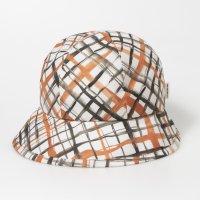 DAKS/ダックス DAKS 手書きチェック柄のクロッシェハット/507004622
