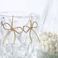 Noelmarket/ノエルマーケット Noelmarket リボンピアス ピアス 金属アレルギー対応 つけっぱなし 18k シンプル 両耳用 レディース アクセサリー シルバー ゴ/507004781