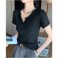 And Kawaii/アンドカワイイ And Kawaii Tシャツ きれいめ 半袖 トップス カジュアル 韓国/507004994