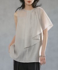 ELFRANK/エルフランク ELFRANK アシンメトリーフリルシアーブラウス【洗える】/507005416