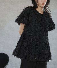 ELFRANK/エルフランク ELFRANK カットジャガードペプラムチュニック丈トップス/507005421
