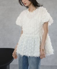 ELFRANK/エルフランク ELFRANK カットジャガードペプラムチュニック丈トップス/507005421