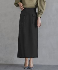 ELFRANK/エルフランク ELFRANK フロントポケットロングタイトスカート【洗える】/507005430