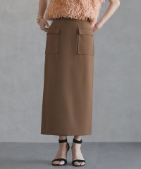ELFRANK/エルフランク ELFRANK フロントポケットロングタイトスカート【洗える】/507005430
