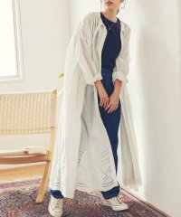 Noia/ノイア Noia シフリー刺繍シャツワンピース/507005506