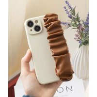 emonique/エモニーク emonique iPhoneケース カバー PUレザー シュシュハンドル付き/507006117