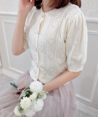 ROJITA/ロジータ ROJITA ハート柄ニットカーディガン/507006234