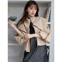 READY MADES/レディメイド LADYMADE タックボリュームスリーブZIPブルゾン/507006288
