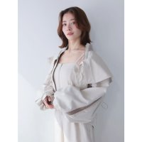 READY MADES/レディメイド LADYMADE タックボリュームスリーブZIPブルゾン/507006288