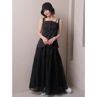 READY MADES/レディメイド LADYMADE レイヤードキャミ×メッシュスカートセット/507006318