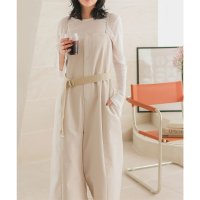 KOBE LETTUCE/コウベレタス KOBE LETTUCE ベルト付きベアワイドオールインワン [E3409]/507006414