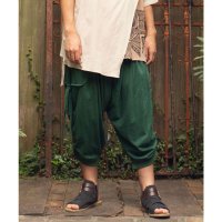 CAYHANE/【チャイハネ】カットソードレープMEN'Sサルエルパンツ ブルー/507007551
