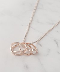 SHOO・LA・RUE/キラキラチェーン スリーリングネックレス/507008196