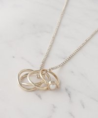 SHOO・LA・RUE/キラキラチェーン スリーリングネックレス/507008196