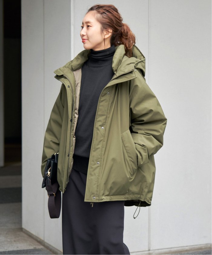 セール 30%OFF】撥水フーデッドダウンハーフコート(507008465 セール 30%OFF】撥水フーデッドダウンハーフコート(507008465