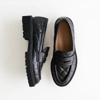 I NEED MORE SHOES/アイニードモアシューズ I NEED MORE SHOES TRACK SOLE QUILTED LOAFERS 【oregon】/507008588
