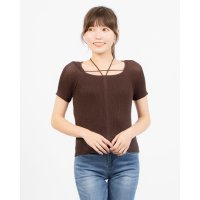 LOEUVRE/ルエブル LOEUVRE Halter String Knit Pullover/507008717