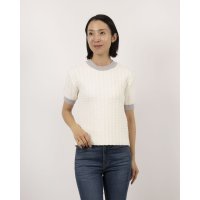 LOEUVRE/ルエブル LOEUVRE Color Block Knit Pullover/507008722