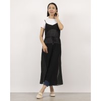 LOEUVRE/ルエブル LOEUVRE Tencel Sleeveless Wrap Dress/507008757