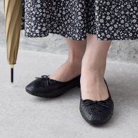 HIMIKO/ヒミコ 卑弥呼 【耐水】フラットリボンバレエレインパンプス/644101/507008796