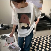 And Kawaii/アンドカワイイ And Kawaii Tシャツ 半袖 ロゴプリント レディース 夏 韓国ファッション/507009039