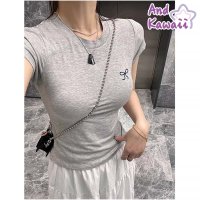 And Kawaii/アンドカワイイ And Kawaii 半袖Tシャツ カジュアル ショート丈 夏服 レディースファッション/507009040