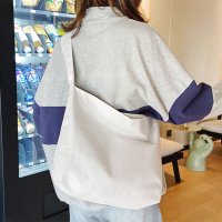 REAL STYLE/リアルスタイル REAL STYLE ショルダートートバッグ 2way レディース メンズ キャンバス 帆布 大きめ 軽い A4 大容量 斜めがけ 韓国 ワンシ/507009047