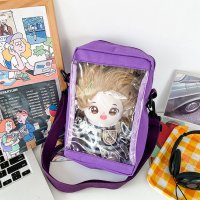 REAL STYLE/リアルスタイル REAL STYLE ショルダーバッグ レディース 斜めがけ 軽い 推し活 オタ活 ライブ コンサート ぬいバッグ 痛バ 旅行 クリア 透明 メ/507009065