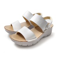pointer/【本革】サンダル 超軽量 2WAY ストラップ ミュール レディース 靴 白 厚底サンダル 美脚 痛くない PO5715/507009090
