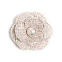 REAL STYLE/リアルスタイル REAL STYLE コサージュ レディース ツイード カメリア フェイクパール ブローチ アクセサリー フラワー パーティー フォーマル ママ/507009112