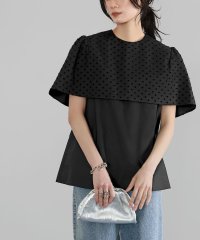 ELFRANK/エルフランク ELFRANK ドットチュールケープブラウス/507009169