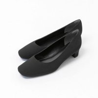 LELTKS/トウキョウソワール 東京ソワール 【23.5cm】【PETIT SOIR】フォーマルパンプス 3.5cmローヒール シンプル布製ブラックフォーマルシューズ 撥水/507009236