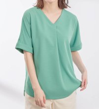 Viola e Viola/ヴィオラ エ ヴィオラ Viola e Viola 【4つの機能付】すっきりVネックTシャツブラウス/507009241