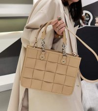 Tomieco/トミエコ Tomieco LEATHER トートバッグ 本革編み込み 2way仕様 スクエア/507009245