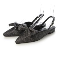 minia/ミニア minia バックストラップラメパンプスリボン付き(214338)/507009426