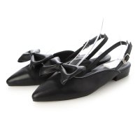 minia/ミニア minia バックストラップラメパンプスリボン付き(214338)/507009426