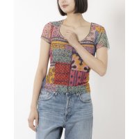 Desigual/デシグアル Desigual ジオメトリックパッチTシャツ/507009782