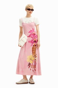 Desigual/デシグアル Desigual M.Christian Lacroixの貝殻ロングワンピース/507009792