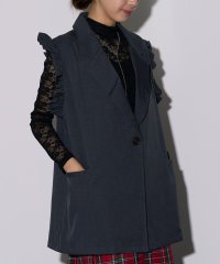 MAISON BREEZE reveur/メゾンブリーズレヴール MAISON BREEZE reveur ツイル フリル ジレ ベスト トップス DTK/507010483