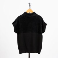 BRODIAEA/ブローディア BRODIAEA シャギー切り替えニットベスト/507010566