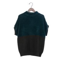 BRODIAEA/ブローディア BRODIAEA シャギー切り替えニットベスト/507010566