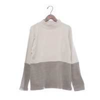 BRODIAEA/ブローディア BRODIAEA バイカラー起毛ハイネックプルオーバー/507010579