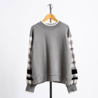 EGLANTINE/エグランティーヌ EGLANTINE チェック切替カットソー/507010583