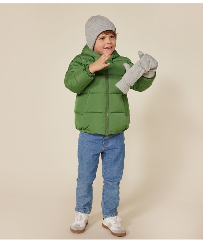 プチバトー　中綿ダウン　18M 中綿入りジャケット | ベビー服・子供服通販のPETTIT BATEAU【公式】
