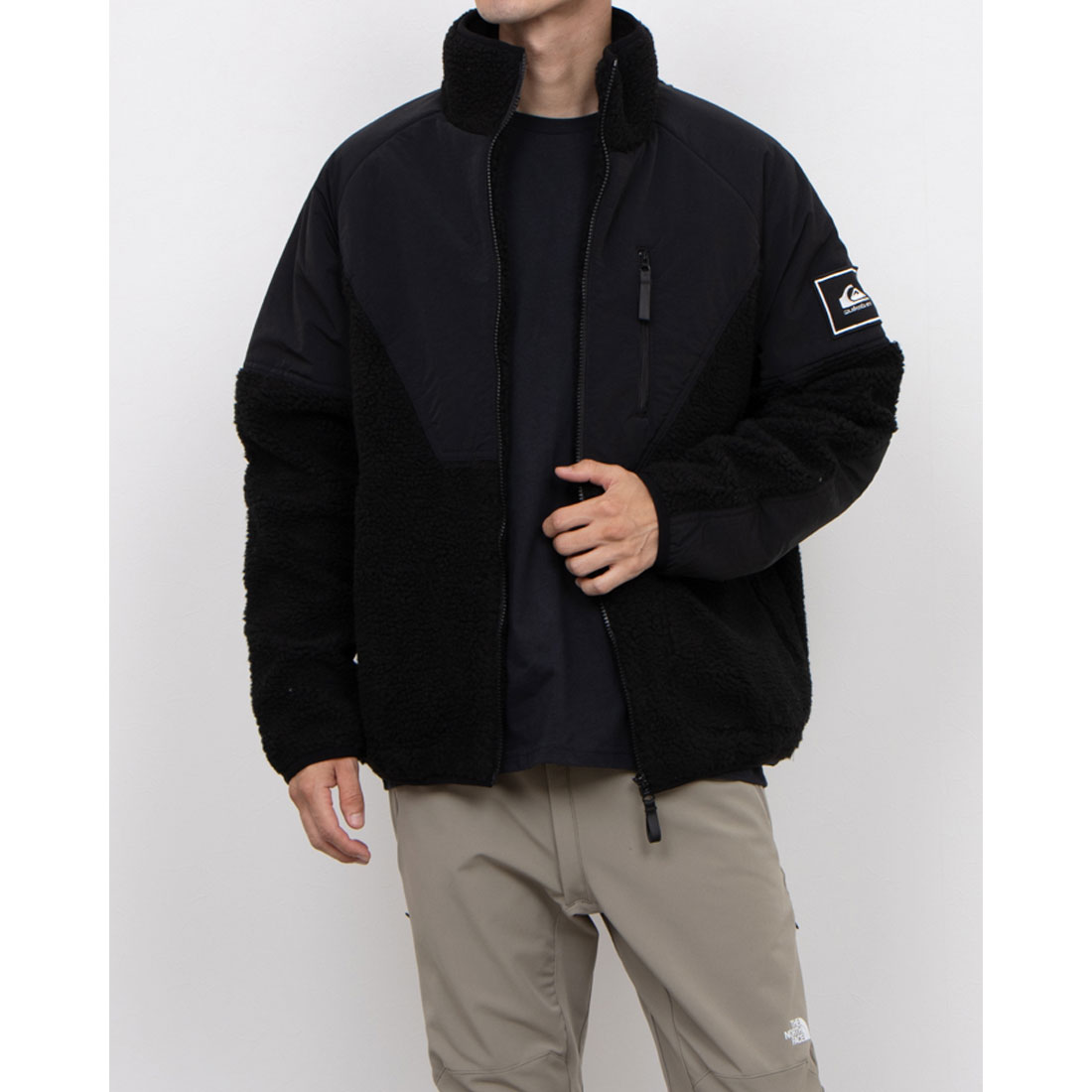 QUIKSILVER フリースジャケットとパンツセット M