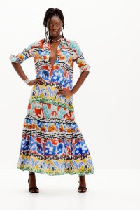 Desigual/デシグアル Desigual MEDITERRANEANSTELLA ワンピースロングスリーブ/505814557