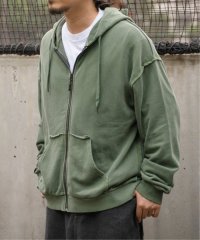 VENCE　EXCHANGE/裏毛ピグメントジップパーカー/506857746