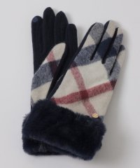 BLUE LABEL CRESTBRIDGE/クレストブリッジチェックファーグローブ/506870971