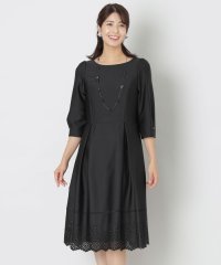TO BE CHIC/タフタヘムドット ワンピース/506966596