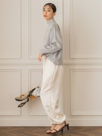 Droite Lautreamont/ドロワット ロートレアモン Droite lautreamont 【WEB別注】ハーフミラノバナナスリーブニット≪手洗い可能≫/506982702